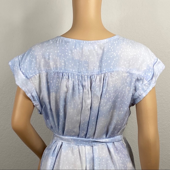 Cloth & Stone Button Down V neck Dress size M - Picture 8 of 16